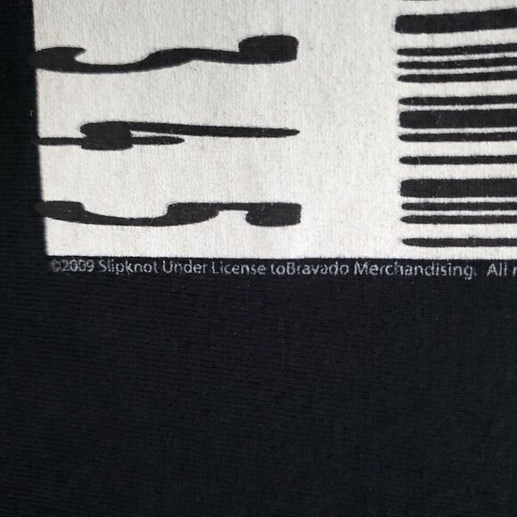 Slipknot Wait and Bleed T-Shirt People = S**t 2009 Barcode Lyrics Minty Large - Picture 5 of 16